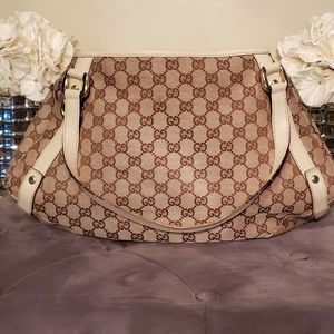 Gucci Canvas Abbey Tote